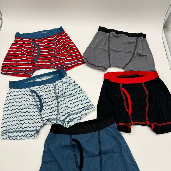 Cat & Jack Other - Cat And Jack Boys Boxer Briefs 5 Pack Comfort Flex Fit  100% Cotton Sz S 6/7